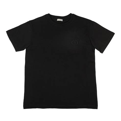 dior black logo t shirt|Dior CD Icon T.